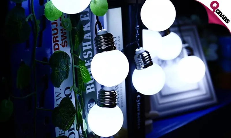 LED Solar Bulb String Lights!